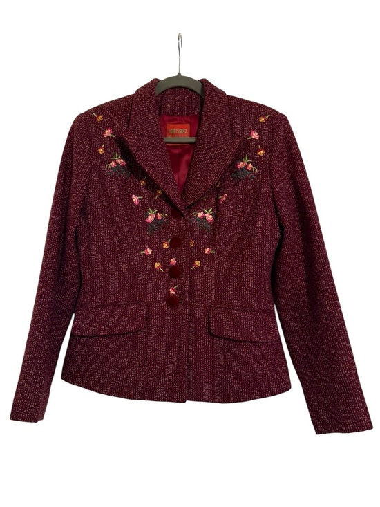Jackets & Blazers - Vintage Kenzo Embroidered Blazer Size 8